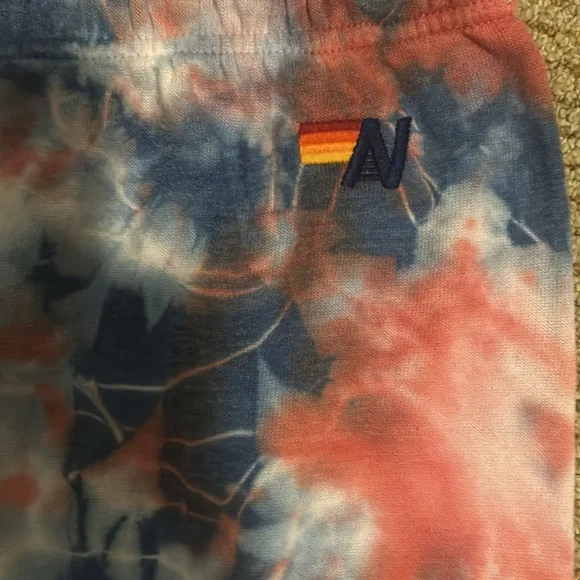 Aviator Nation tie dye sweatpants sz L - Picture 5 of 8
